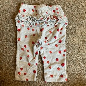 Old Navy Strawberry Ruffle Leggings